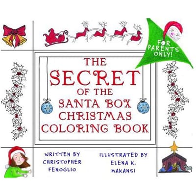 The Secret Of The Santa Box Christmas Coloring Book - Christopher Fenoglio