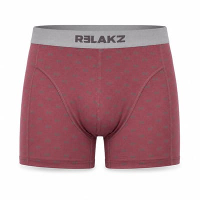 RELAKZ - Heren Boxershorts - Bamboe Katoen - 2-pack - Relakz Roan Rood - S
