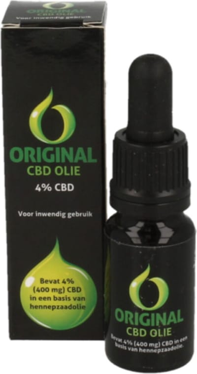 Original CBD olie 10ml - 4% 400mg cbd per druppel - raw hennep full spectrum - niet verhit maar volgens duurzame co2 methode - Behoud van terpenen - getest op maximale kracht en zuiverheid