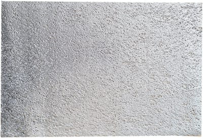Zeller diner tafel placemats - 4x - gevlochten - glanzend zilver - rechthoekig - 30 x 45 cm
