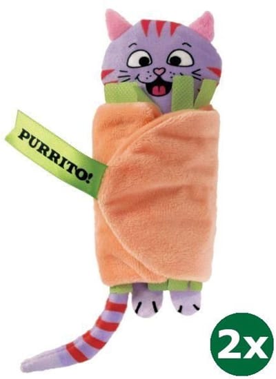 Kong pull-a-partz purrito 2x 14x5 cm