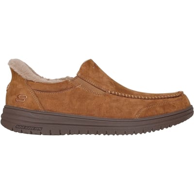 Skechers Murette Scofield Textiele Herenslippers Chestnut