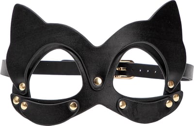 Smart Moves - Kattenmasker met Studs - Zwart