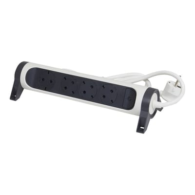 Legrand Premium 4-Weg draaibaar inbouwstopcontact 1,5m Snoer (Europese Stekkerdoos) - 694529 [5 stuks]