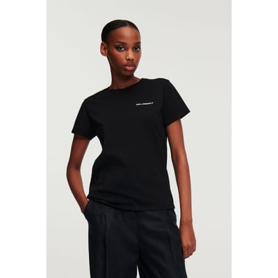 Karl Lagerfeld Essential T-shirt Black Taglia: S | Maglie Sportivi Outlet | Donna | Nero