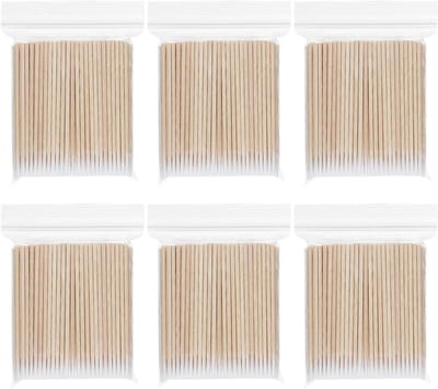 Puntige Wattenstaafjes - Make-up Hulpmiddelen - Precisie Aanbrengen - Zachte Katoen Tip - 600 Stuks - Wit