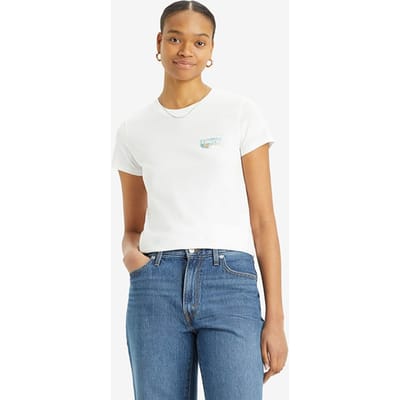 Levi's The T-shirt White Maat: XS | Tops Outlet | Dames | Wit