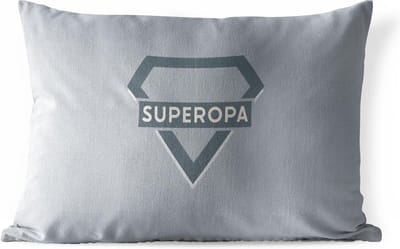 Buitenkussens - Tuin - Superopa - Quotes - Opa - Spreuken - 50x30 cm
