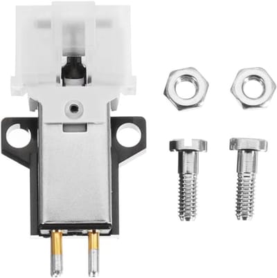 Draaitafel Naald - Fonograaf Cartridge Stylus - Vinyl Luisteren - Geoptimaliseerde Trackingkracht - 3*2*2cm - Wit Zwart