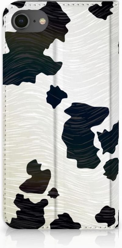 Standcase Hoesje voor iPhone 7 | 8 | SE (2020) | SE (2022) Hoesje maken Koeienvlekken