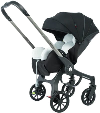Betaalbare Goederen® kinderwagen - zwart - kinderwagen 3 in 1 - kinderwagens - wandelwagen - Multifunctionele Kinderwagen - Opvouwbaar - Autostoeltje