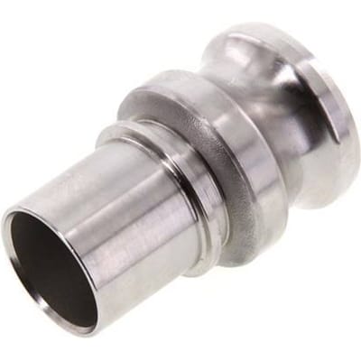 Camlock DN 40 (1 1/2'') Koppeling RVS met slangpilaar (38 mm) Type E EN 14420-7 (DIN 2828)