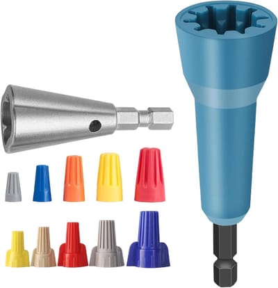 Draadsnijder Boormachine - Kabelstripper Connector - Elektrisch Werk - Veelzijdige Set - 10 Krimpcapsules - Uniek