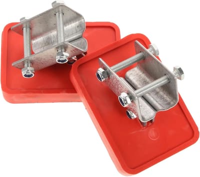 Laddervoetmat - Stabilisatiepoten - Veiligheid - Antislip ontwerp - 9.5x7x6.5cm - Rood