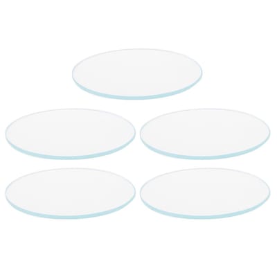 Dailygoods- Horlogeglas 37mm Krasbestendig - Vervangende Lens - Ronde Glazen Lens - Corrosiebestendig - Duurzaam Materiaal - Afgeschuinde Randen - Horlogelens