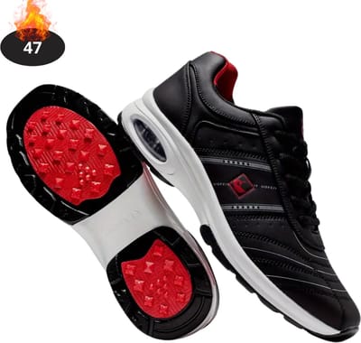 Livano Golfschoenen Heren - Golfkleding - Golfschoenen Antislip - Golfen - Zwart - 47