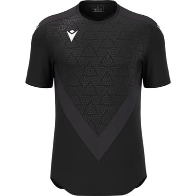 Macron Thunder Wisp Shirt Korte Mouw Heren - Zwart | Maat: M