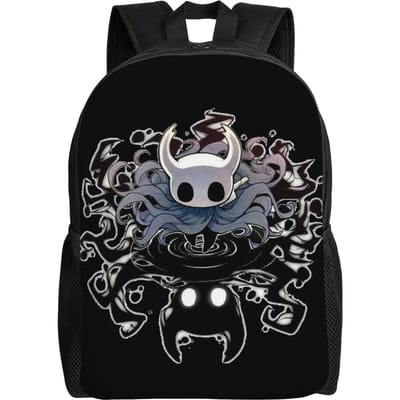 Hollow Knight Rugzak voor Mannen Vrouwen Tieners Middelbare School Wandelen Reizen Dagrugzak Actie Avontuur College Canvas Tassen Cadeau