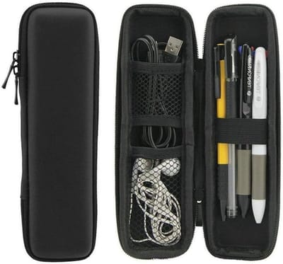 Duurzame en compacte hardcase voor pennen en accessoires - Beschermende opbergdoos voor balpennen, stylus en USB-kabels