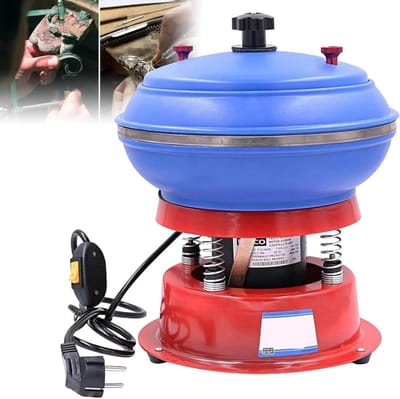 Vibratietumbler - Polijstmachine Kom - Sieraden Maken - Professionele Kit - Elektrisch - Zilver