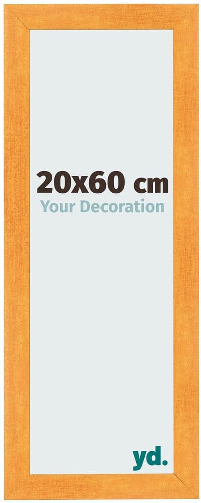 Your Decoration - Fotolijst 20x60 cm - MDF - Oranje - Pisa