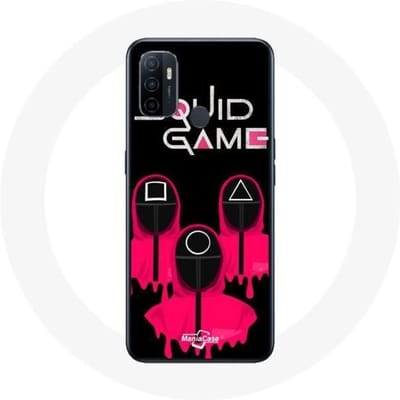 Oppo A53 Case Squid Game Vierkante driehoek- en cirkelmaskers