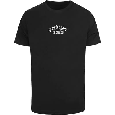 Mister Tee - Pray For Your Enemies Heren T-shirt - S - Zwart