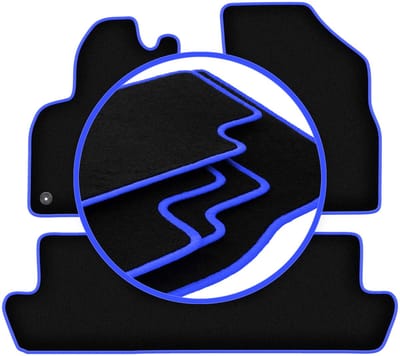 CARLUX-BLUE automatten voor: Peugeot 5008 I crossover (2009-2017)