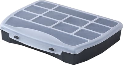 Opbergbox 12 vak 25 x 20 x 5 cm
