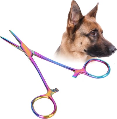 14 cm RVS Hemostatische Pincet voor Huisdieren, Oren Haar Knippen, Visgereedschap en Epilatie Tools voor Dierenverzorging
