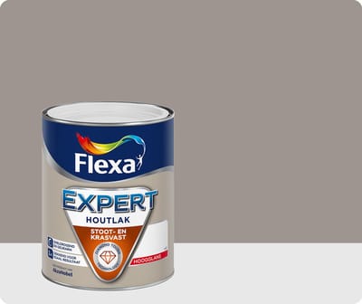 Flexa Expert Lak Hoogglans - Grijsbruin - 0,75 liter