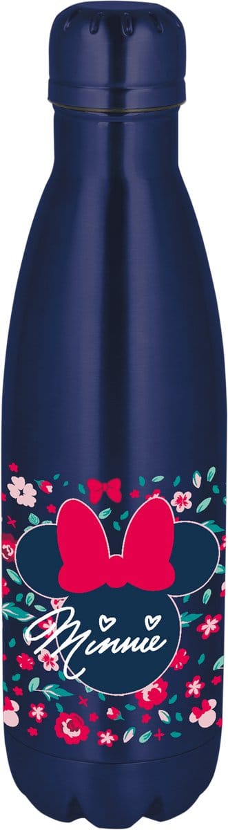 Disney's Minnie Mouse drinkfles – Roestvrij staal – 780 ml – Sluit goed af – Drinkfles voor kinderen – BPA-vrij – Donkerblauw