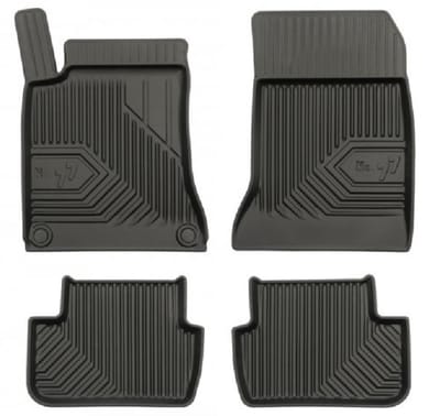 Frogum No.77 Automatenset - Geschikt voor Mercedes-Benz GLA X156 (2013-2019) - 4-delig - Perfecte Pasvorm - TPE Rubber - Hoge Rand 4cm - Geurloos - Zwart