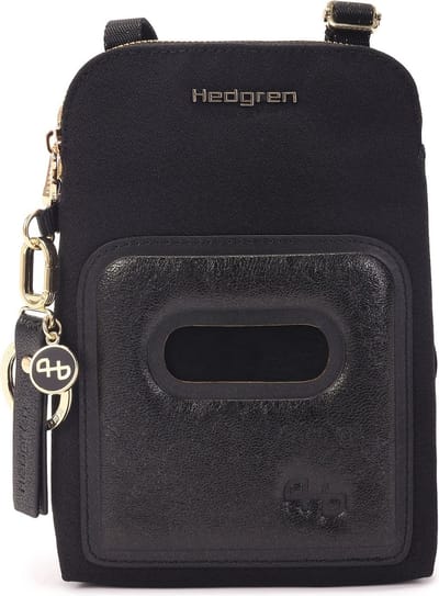 Hedgren Telefoontasje Schoudertas Hfika Fika Cortado RFID Phone Bag Celebration Black Zwart