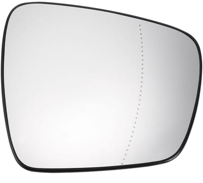 Dailygoods - Achteruitkijkspiegel - Vervangingsglas - Verwarmd - Wit - Asferisch - Geschikt voor Renault Espace 2015-2020 en meer