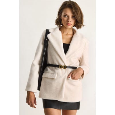 Velvet Jacket met Ceintuur