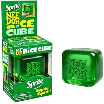 Schylling Nee Doh Nice Cube Soda Kleur Needoh Zacht Knijpspeelgoed Stressverlichting Verrassingscadeau Met Kleurdoos