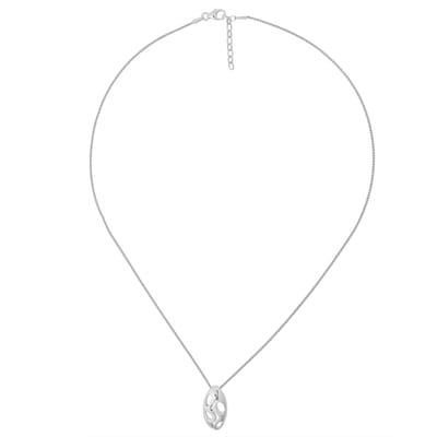 Orphelia Dames 925 Sterling Zilveren Ketting met Hanger - Zilver ZH-4386