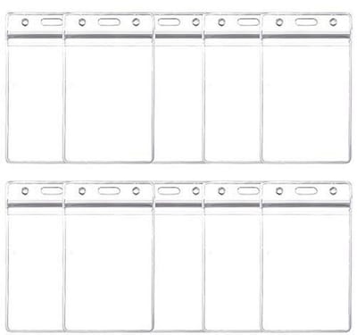 Pack van 100 Verticale Badge Houders voor ID Kaarten - Perfect voor Evenementen en Bedrijven