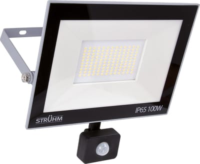 Led Bouwlamp - Schijnwerper - met sensor - 100w - 8000 Lumen - 6400K - Koud Wit
