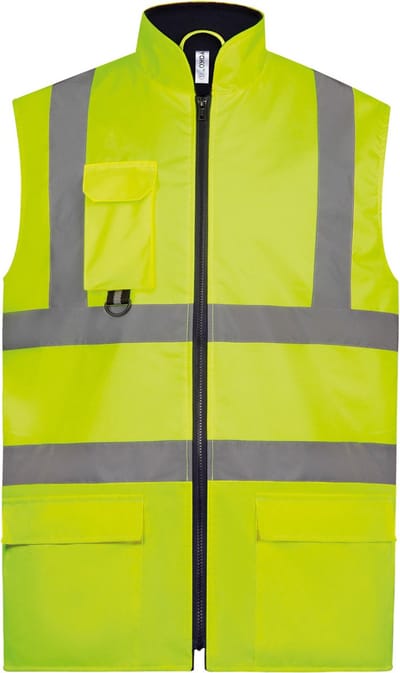 Fluo Bodywarmer - Fluo Yellow - S - Yoko
