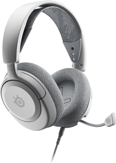 SteelSeries Arctis Nova 1 - Bedrade Gaming Headset - 3.5mm - PC, PlayStation, Xbox, Switch & Mobiel - Wit