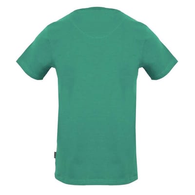 Aquascutum Heren Strip Logo T-Shirt (Groen)