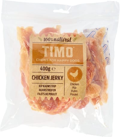 Timo Kip Kauwstrip - Hondensnacks - Kip 400 g