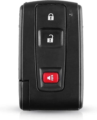 XEOD Autosleutelbehuizing - sleutelbehuizing auto - sleutel - Autosleutel / Geschikt voor: Toyota 3 Knops smart key