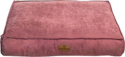 Topmast Velours Soft Serie - Hondenkussen - Oudroze - Maat L - 97 x 68 cm - Hondenbed - Hondenkussens - Honden Ligbed - Fluweel - Velvet