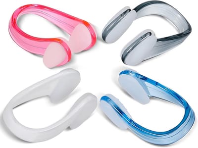 Zwemmen Neusclip Siliconen - 4 Kleuren, Comfortabele Pasvorm voor Kinderen en Volwassenen