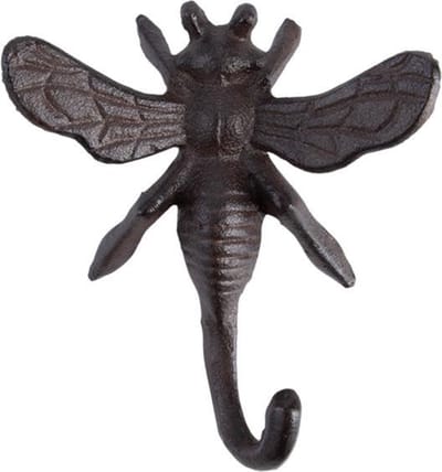 Esschert Design Ophanghaakje bij gietijzer 9,4x3,7x11cm