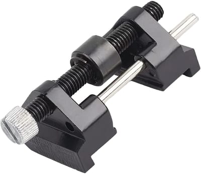 Dailygoods- Slijpmal Verstelbaar - Slijpmachine voor Messen - Aanzetgeleider - Gietijzer/Roestvrij Staal - Nauwkeurig Slijpen - Afmetingen 93 x 40 mm - Slijpgeleider