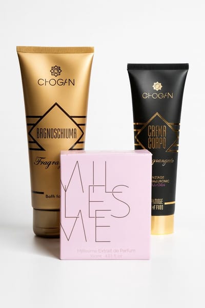 Chogan Olfazeta Beauty pakket nr. 55 - Eau de Parfum 50ml & Bodywash 250ml & Bodycream 150ml geïnspireerd op Black Opium